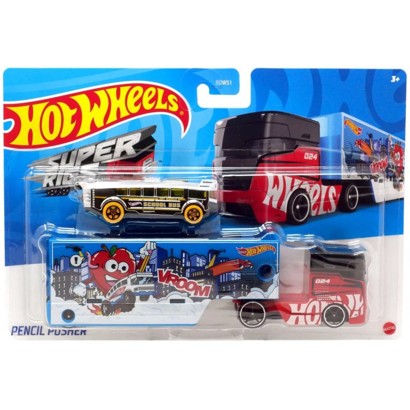 Hot Wheels Super Rigs Pencil Pusher