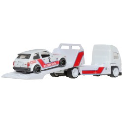 Hot Wheels Team Transport '73 Honda Civic Custom & Aero Lift