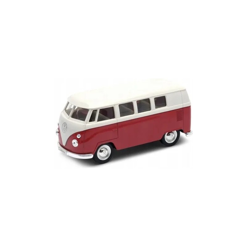 Welly 1963 Volkswagen T1 Bus Rojo 1/38