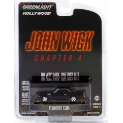 Greenlight Plymouth Cuda  John Wick: Chapter 4