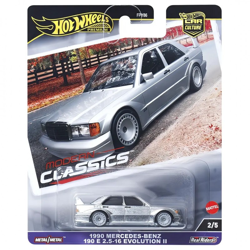 Hot Wheels Premium 1990 Mercedes-Benz 190 E 2.5-16 Evolution II
