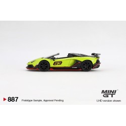 Mini GT Lamborghini Aventador SVJ 63 Roadster Verde Shock