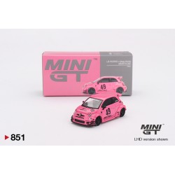 Mini GT Abarth 595 LB-Works x Abas Works Pink