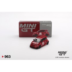 Mini GT LB-Works x Abas Works Abarth 595 Red