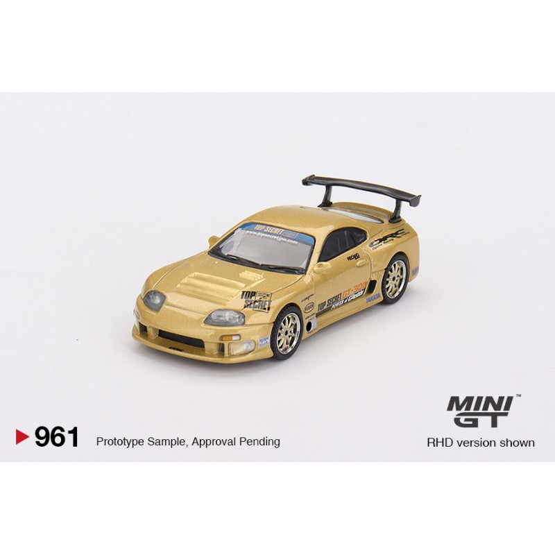 Mini GT Toyota Supra (A80) Top Secret GT-300 Top Secret Gold
