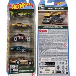 Hot Wheels HW Retro Racers Pack-5 2025