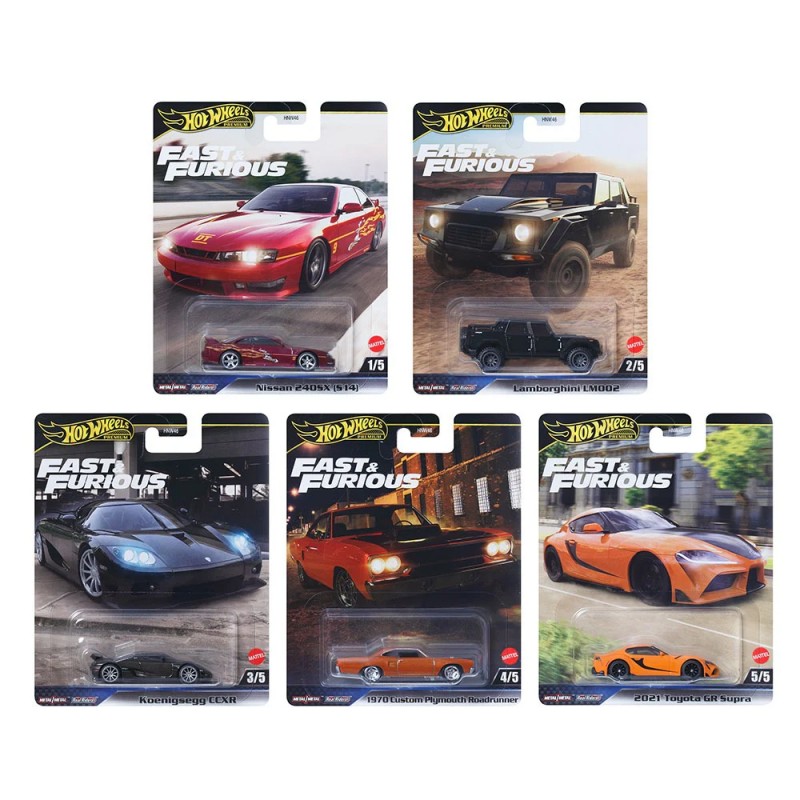 Hot Wheels Fast & Furious Mix L Set