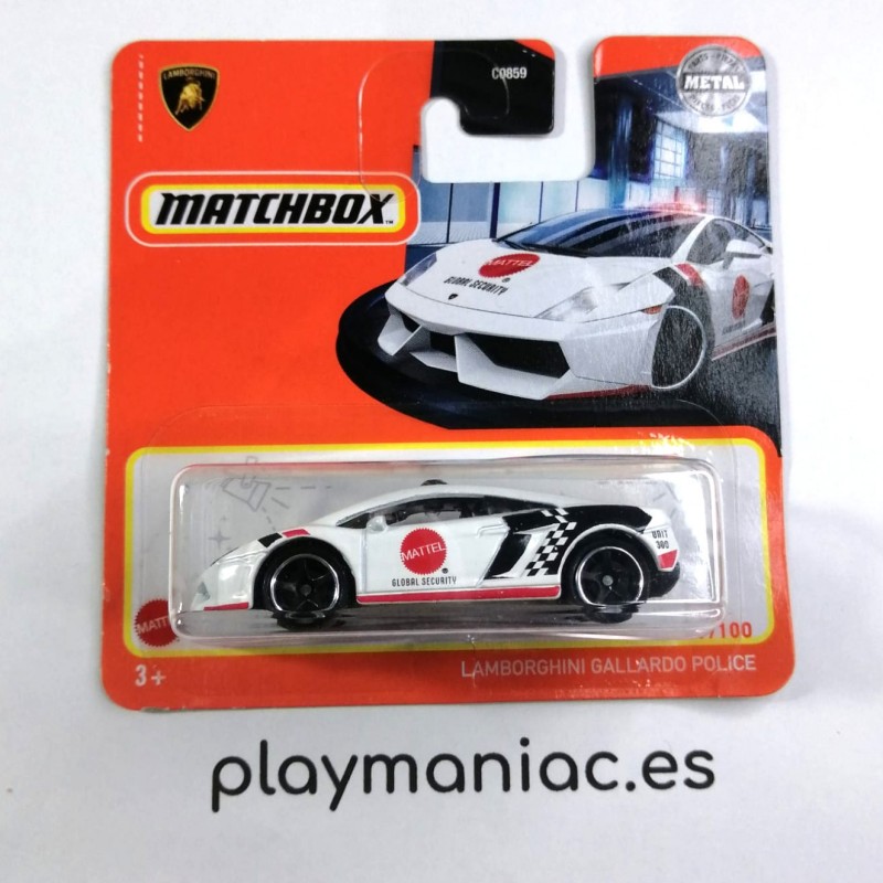 Matchbox Lamborghini Gallardo Police (dañado)