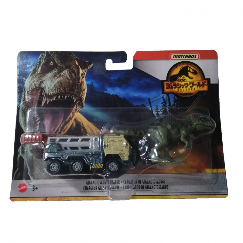 Matchbox Jurassic World Cargador de Giganotosaurus
