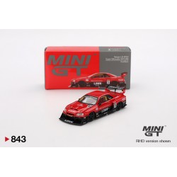 Mini GT Nissan LB-ER34 Super Silhouette SKYLINE Red/Black