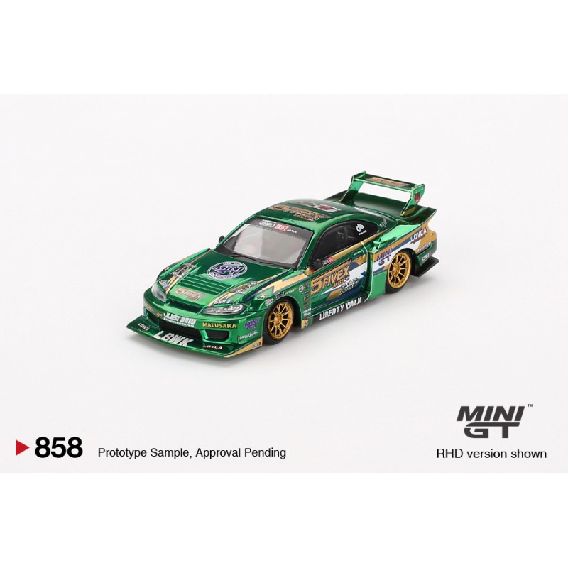 Mini GT Nissan LB-Super Silhouette S15 SILVIA LBWK 2024 Fausto Racing