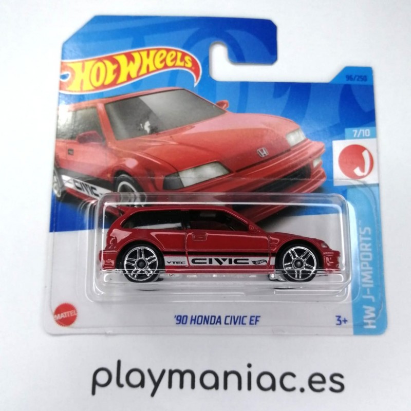 Hot Wheels '90 Honda Civic EF - dañado-