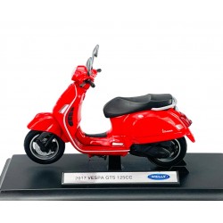 Welly 2017 Vespa GTS 125cc Con Base 1:18