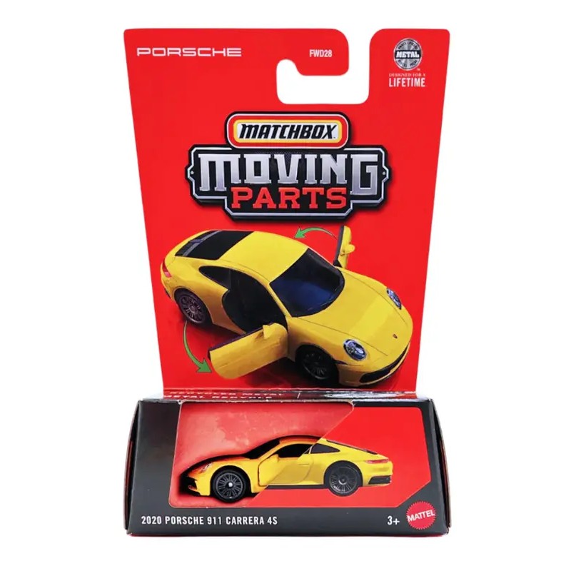 Matchbox Moving Parts 2020 Porsche 911 Carrera 4S