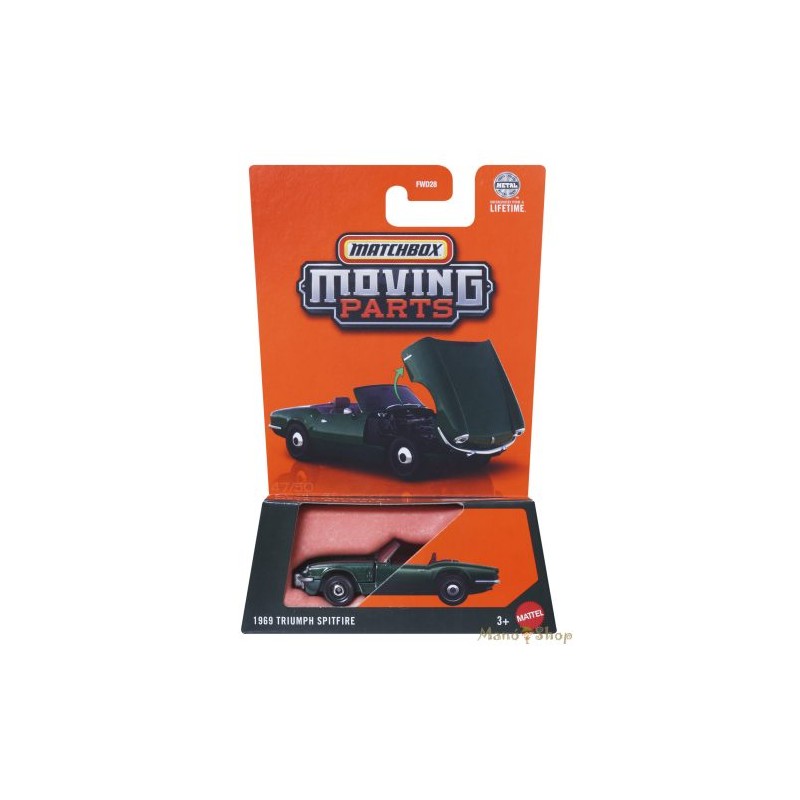Matchbox Moving Parts 1969 Triumph Spitfire