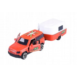 Majorette Land Rover Defender 90 con Caravana