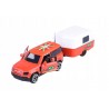 Majorette Land Rover Defender 90 con Caravana