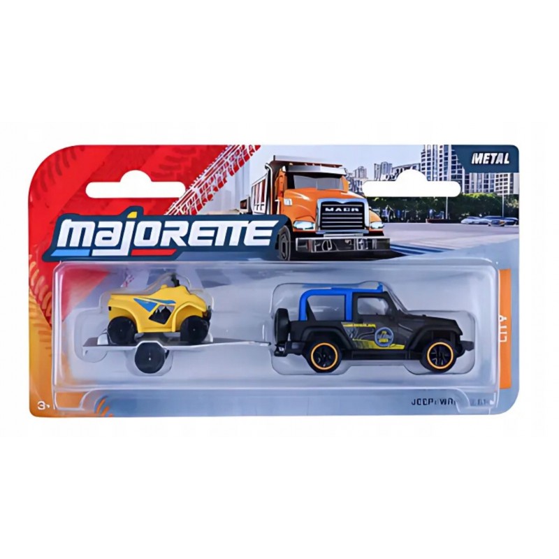 Majorette Jeep Wrangler City Trailer