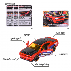 Majorette Dodge Challenger SRT Demon Graffitti