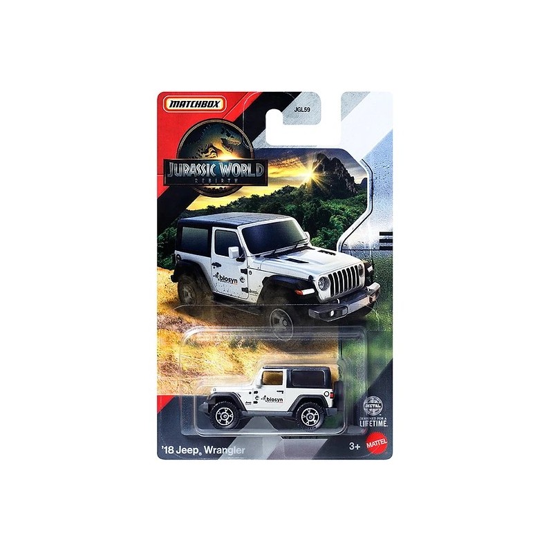 Matchbox '18 Jeep Wrangler Jurassic World