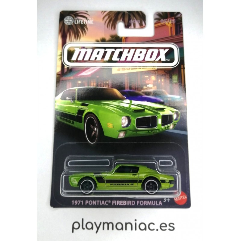 Matchbox 1971 Pontiac Firebird Formula