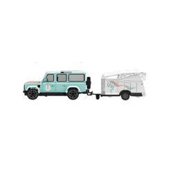 Majorette Land Rover Defender 110 Pink Drivez Trailer