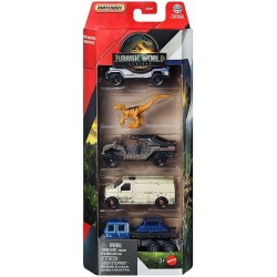 Matchbox Jurassic World Pack-5