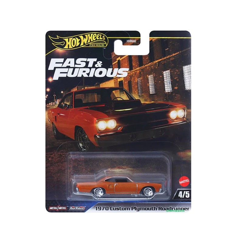 Hot Wheels 1970 Custom Plymouth Roadrunner Fast & Furious