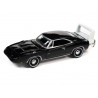 Johnny Lightning 1969 Dodge Charger Daytona - Gloss Black with White Rear Stripe