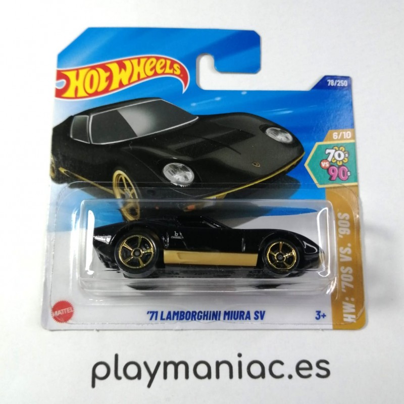 Hot Wheels '71 Lamborghini Miura SV