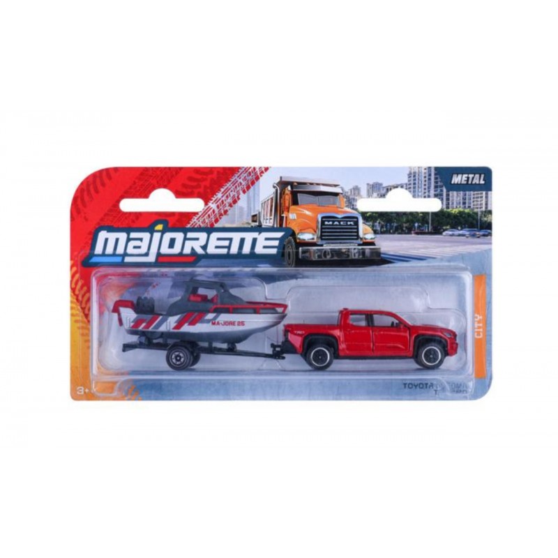 Majorette Toyota Tacoma TRD City Trailer