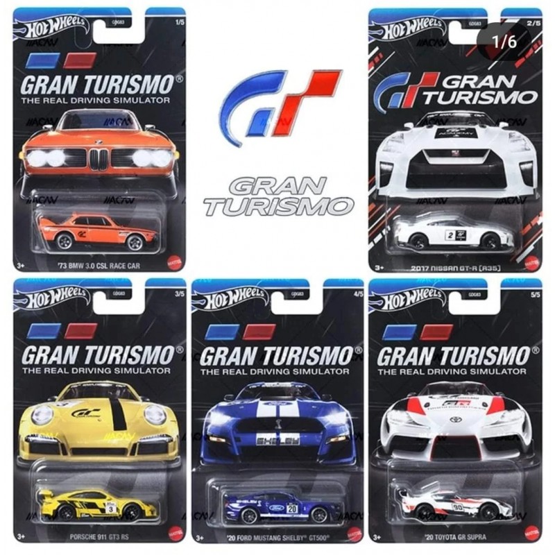 Hot Wheels Gran Turismo Set x5