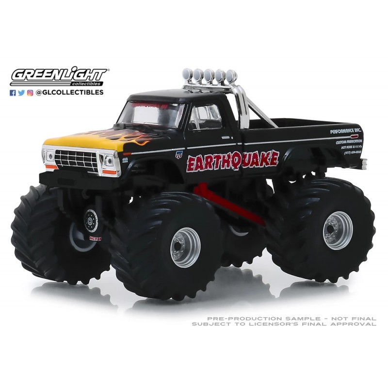 Greenlight 1975 Ford F-250 Monster Truck Earthquake
