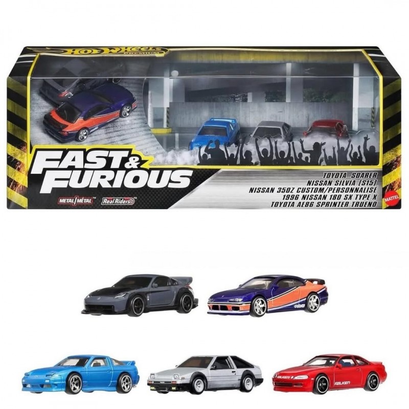 Hot Wheels Fast & Furious Tokyo Drift Box Set - Playmaniac
