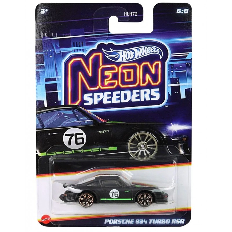 Hot Wheels Porsche 934 Turbo RSR Neon Speeders