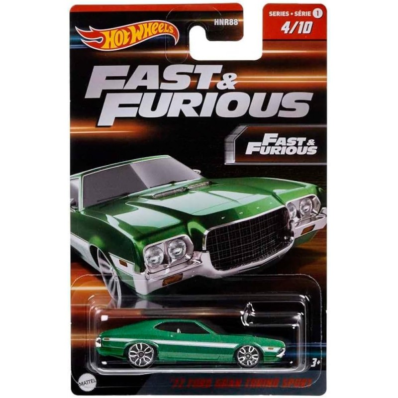 Hot Wheels '72 Ford Gran Torino Sport Fast and Furious