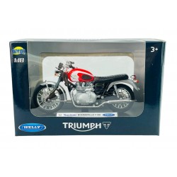 Welly '02 Triumph Bonneville T100 Con Base 1:18