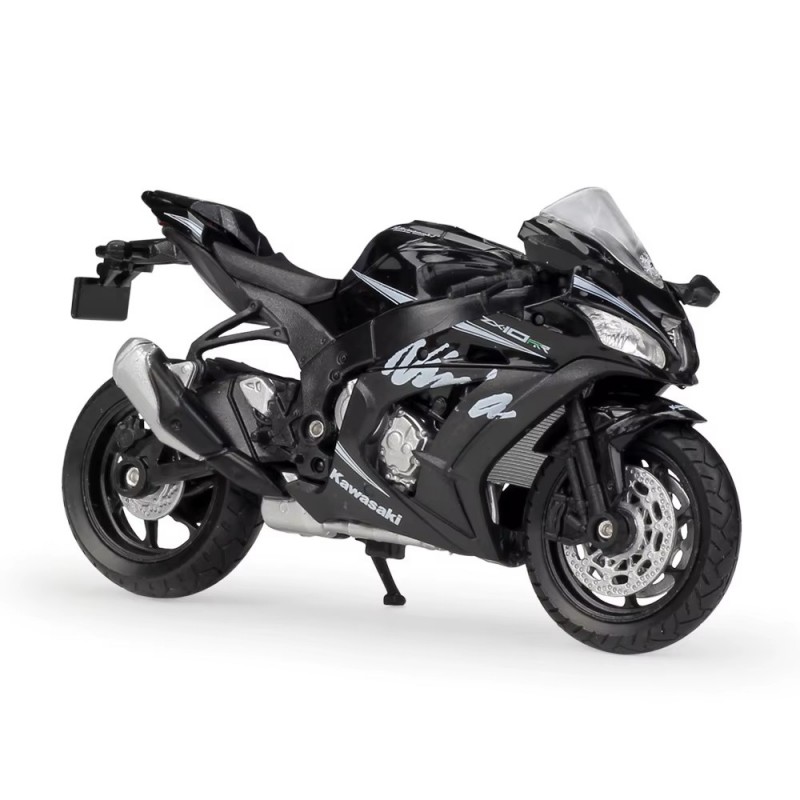 Welly Kawasaki 2017 Ninja ZX10R Con Base 1:18