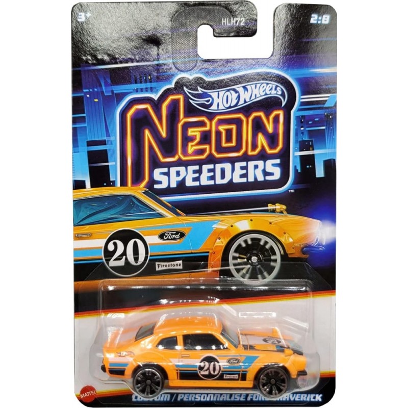 Hot Wheels Custom Ford Maverick Neon Speeders