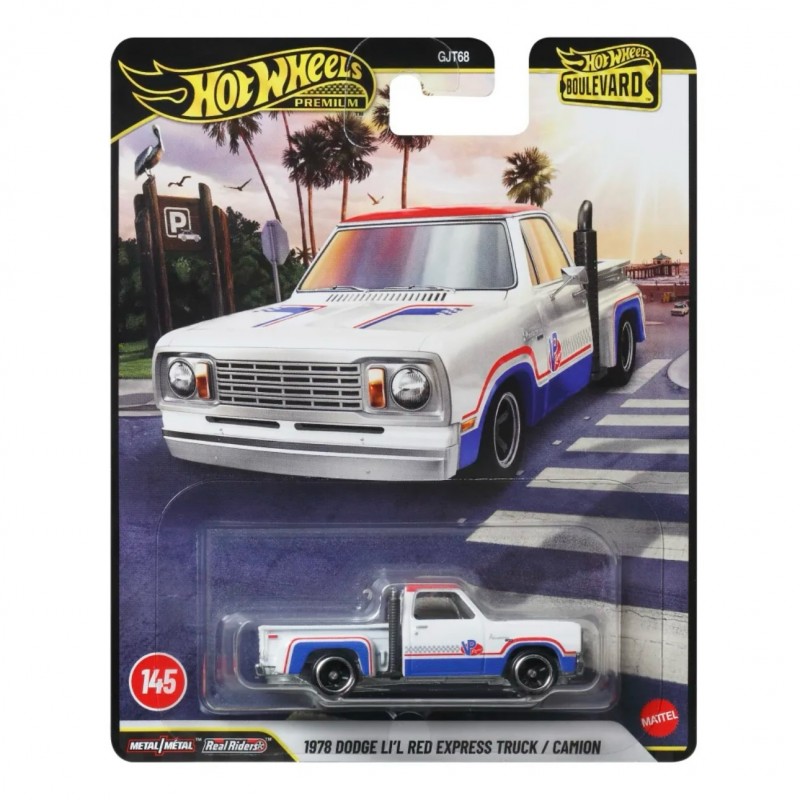 Hot Wheels 1978 Dodge Li'l Red Express Truck Boulevard