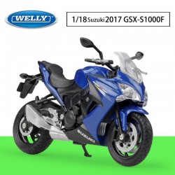 Welly 2017 Suzuki GSX-S 1000F Con Base 1:18