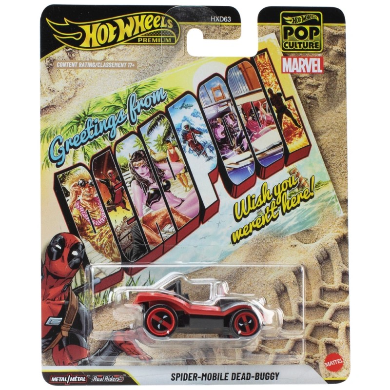 Hot Wheels Spider-Mobile Dead-Buggy Deadpool