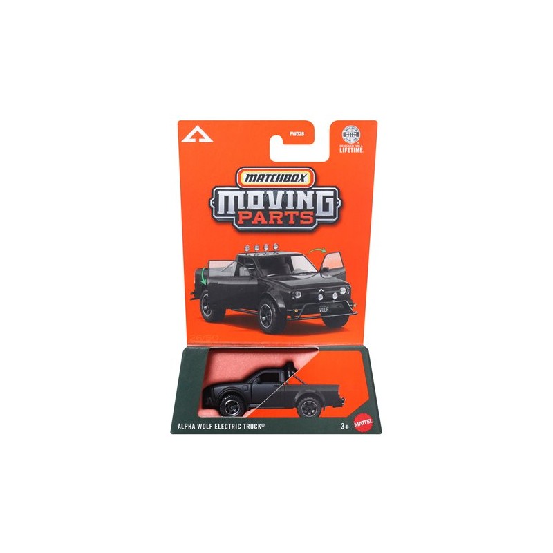 Matchbox Moving Parts Alpha Wolf Electric Truck