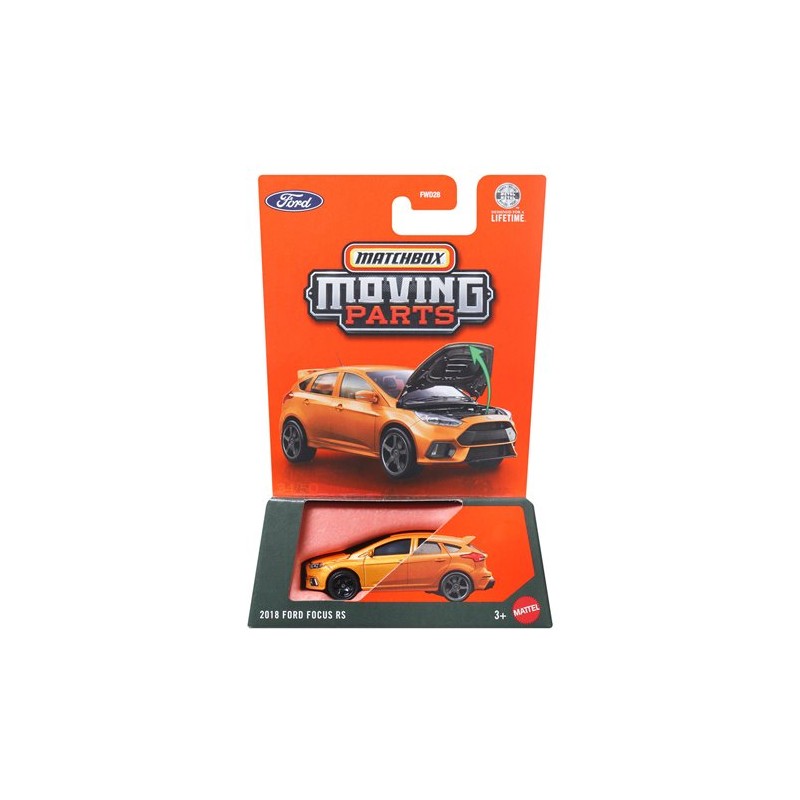 Matchbox Moving Parts 2018 Ford Focus RS