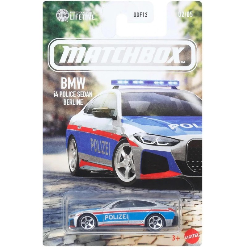 Matchbox 2023 BMW i4 Police Sedan