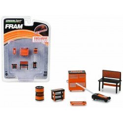 Greenlight FRAM Oil Filters Shop Tools 1/64 Set
