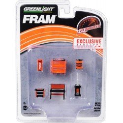 Greenlight FRAM Oil Filters Shop Tools 1/64 Set