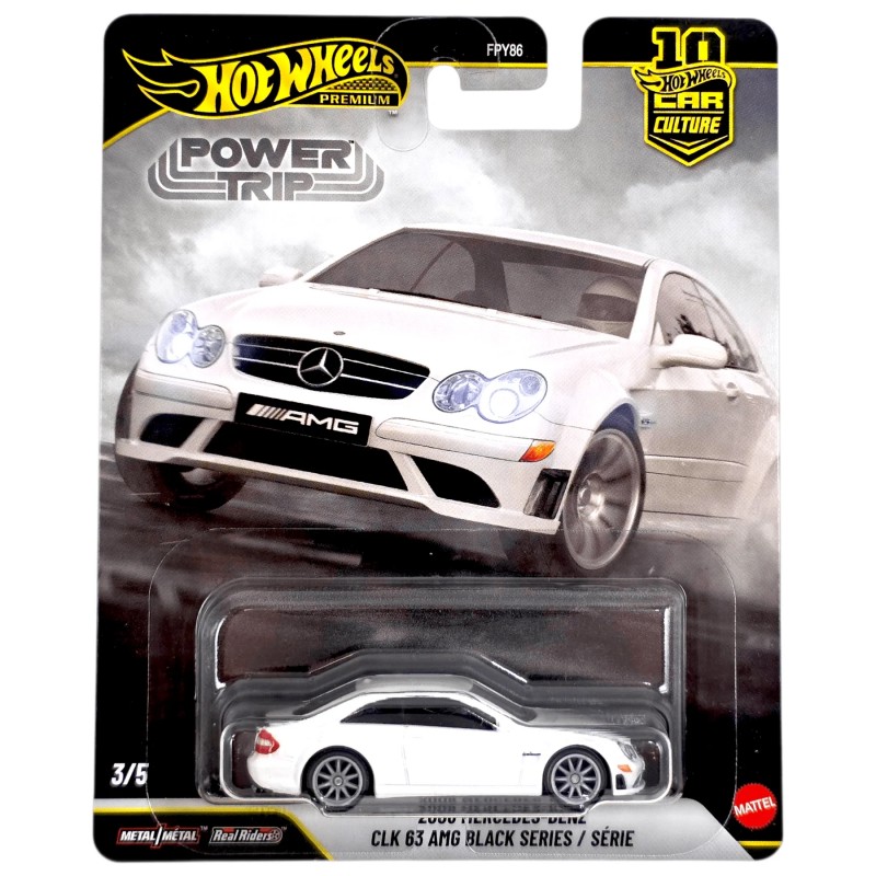Hot Wheels 2008 Mercedes-Benz CLK 63 AMG Black Series Power Trip