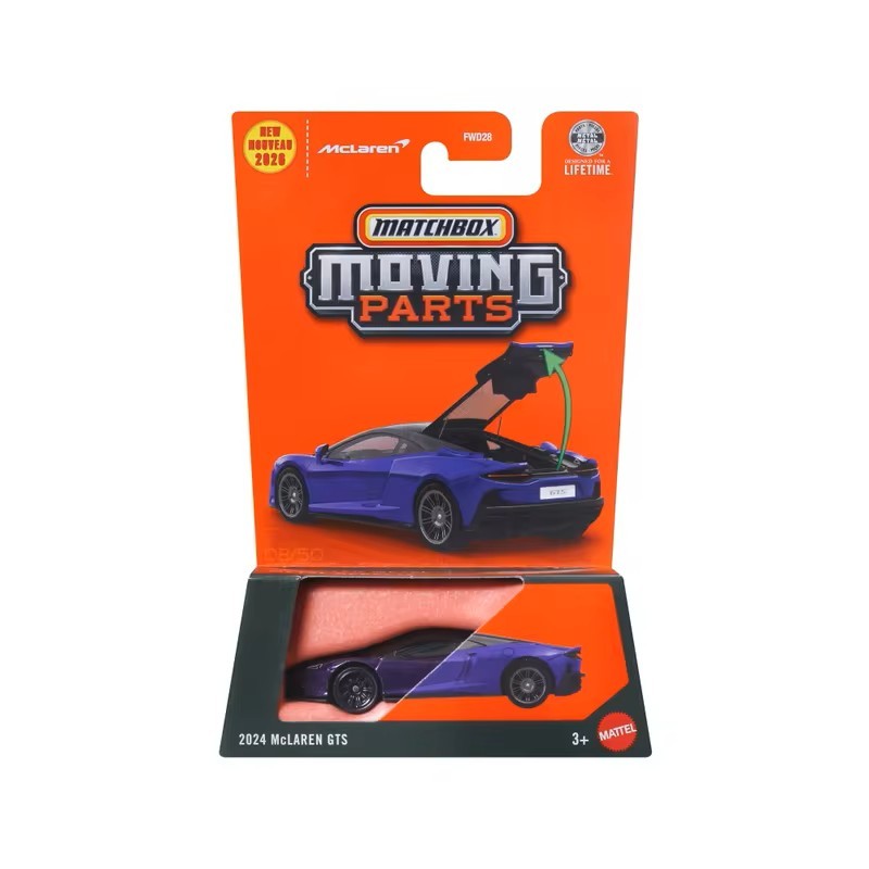 Matchbox Moving Parts 2024 Mclaren GTS
