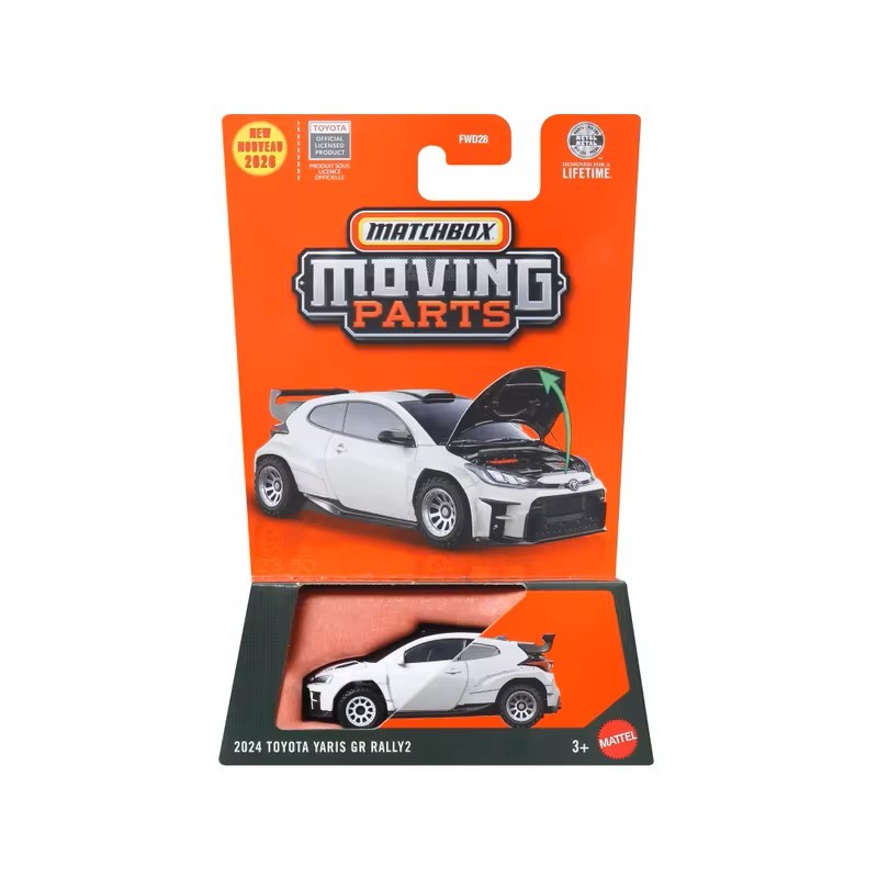 Matchbox Moving Parts 2024 Toyota Yaris GR Rally2